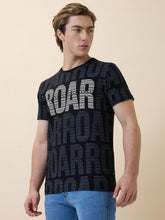 Status Quo Men's Printed Round Neck Half Sleeves Regular Fit T-shirt